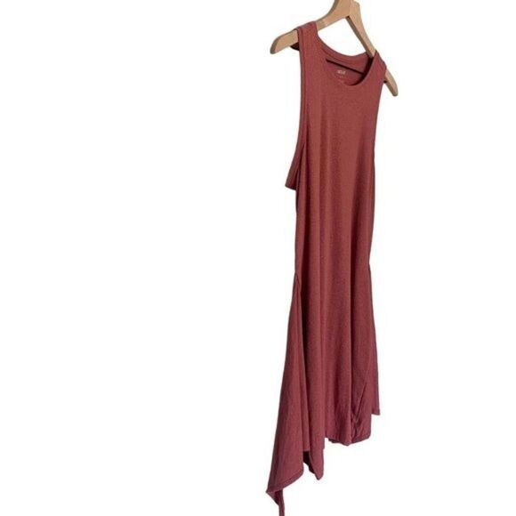 Aerie Small Red Tank Dress Sundress Lightweight T-Shirt Soft Flowy - Picture 2 of 12